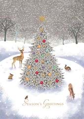 Woodland Wildlife - Personalised Christmas Card