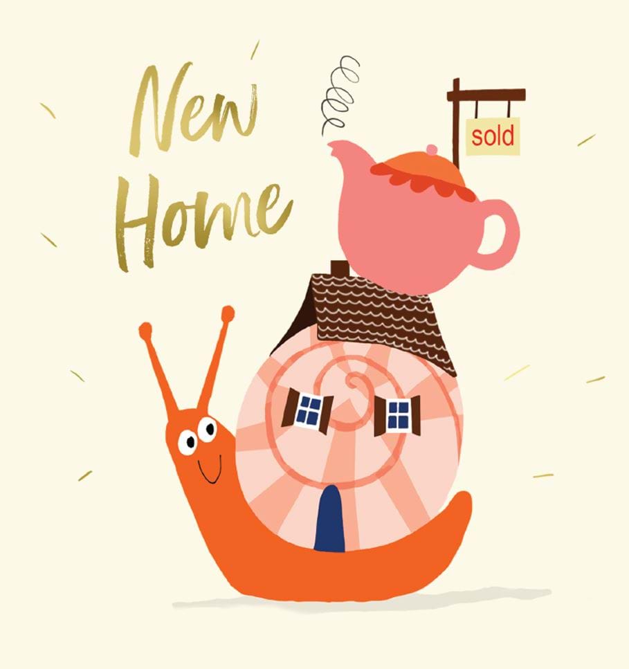 Snail New Home Card