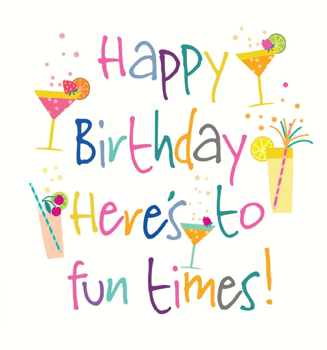 Fun Times Birthday Card