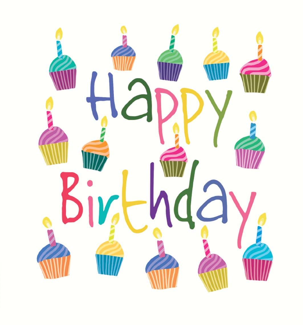 Cupcakes Birthday Card