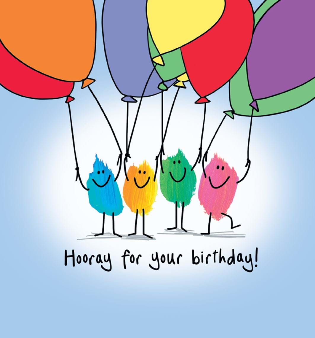 Smiling Smudges Birthday Card