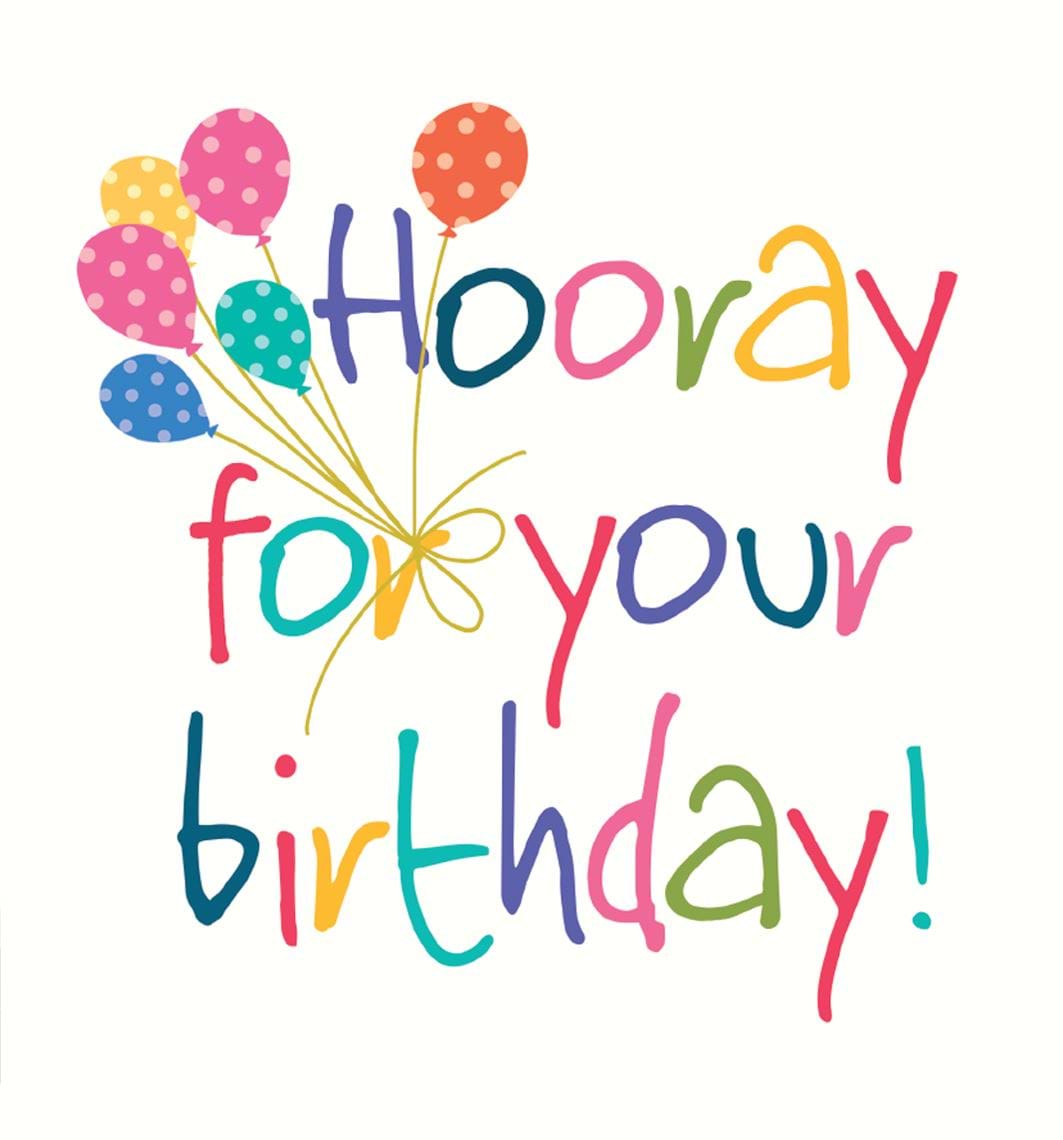 Hooray Birthday Card