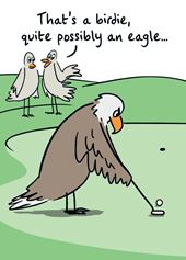 Possibly An Eagle Birthday Card