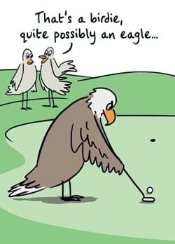 Possibly An Eagle Birthday Card