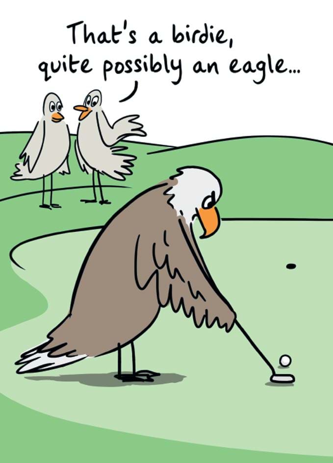 Possibly An Eagle Birthday Card