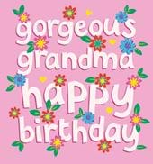 Gorgeous Grandma Birthday Card