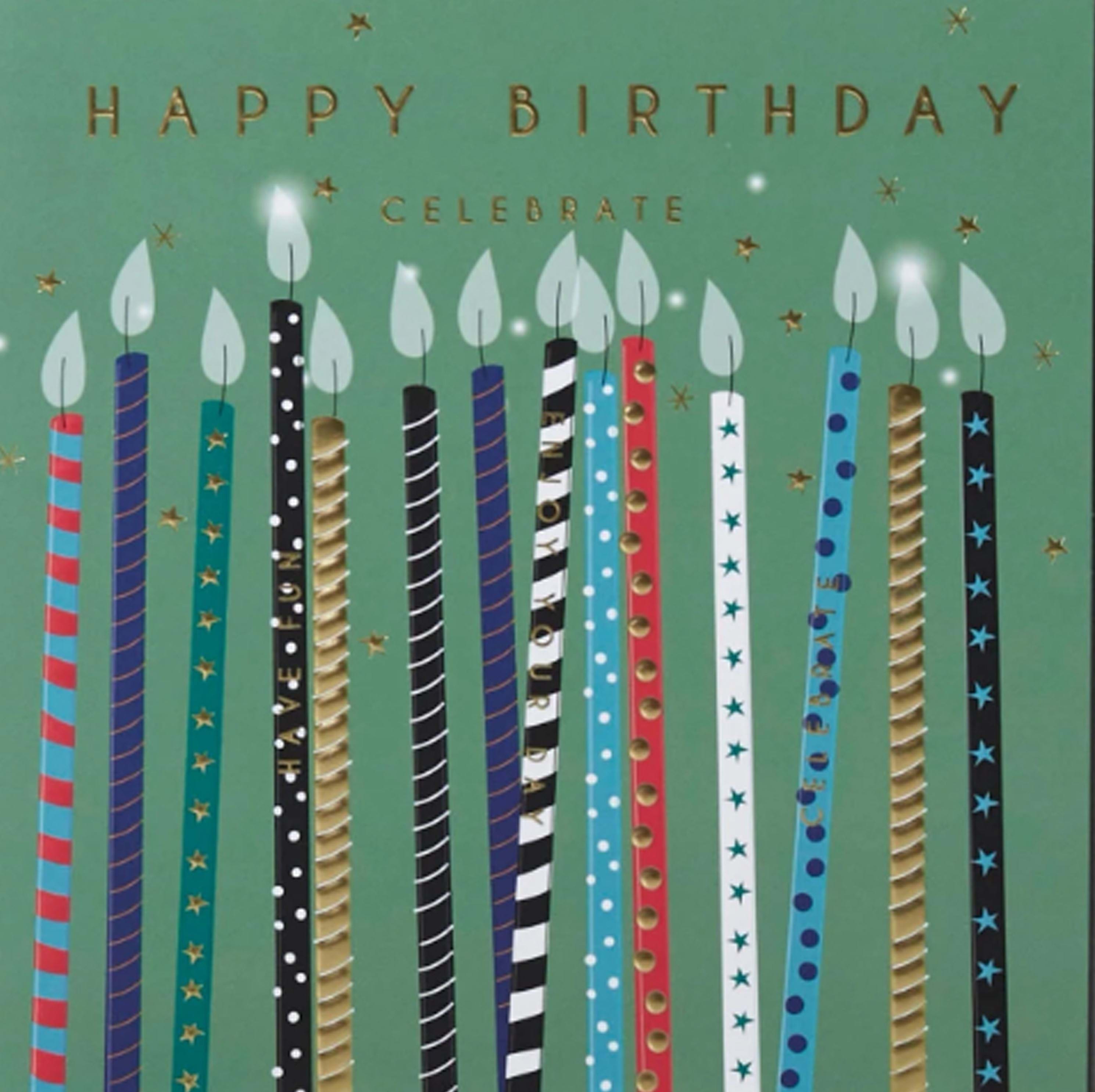 Candles Birthday Card
