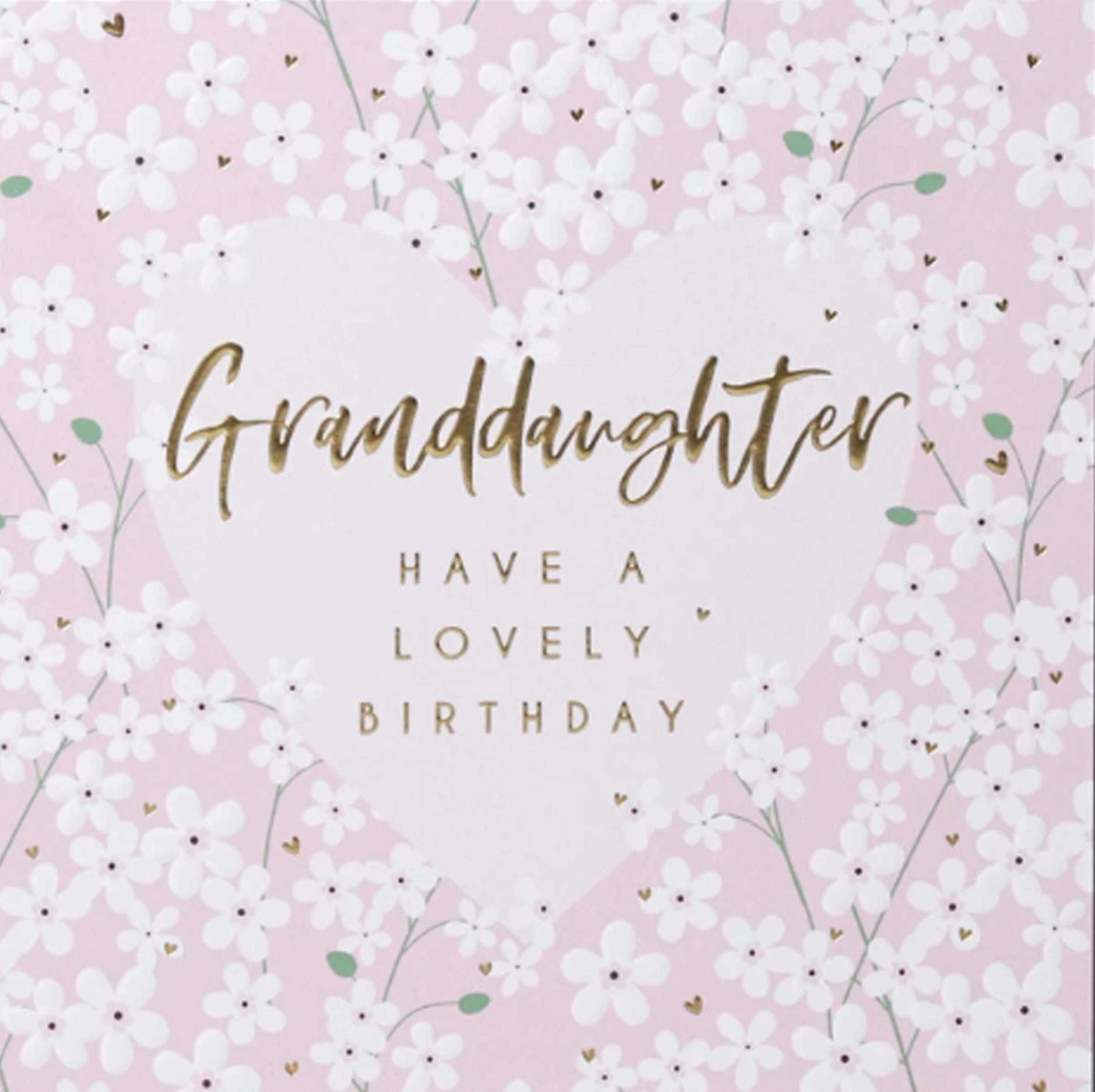 Daisies Granddaughter Birthday Card