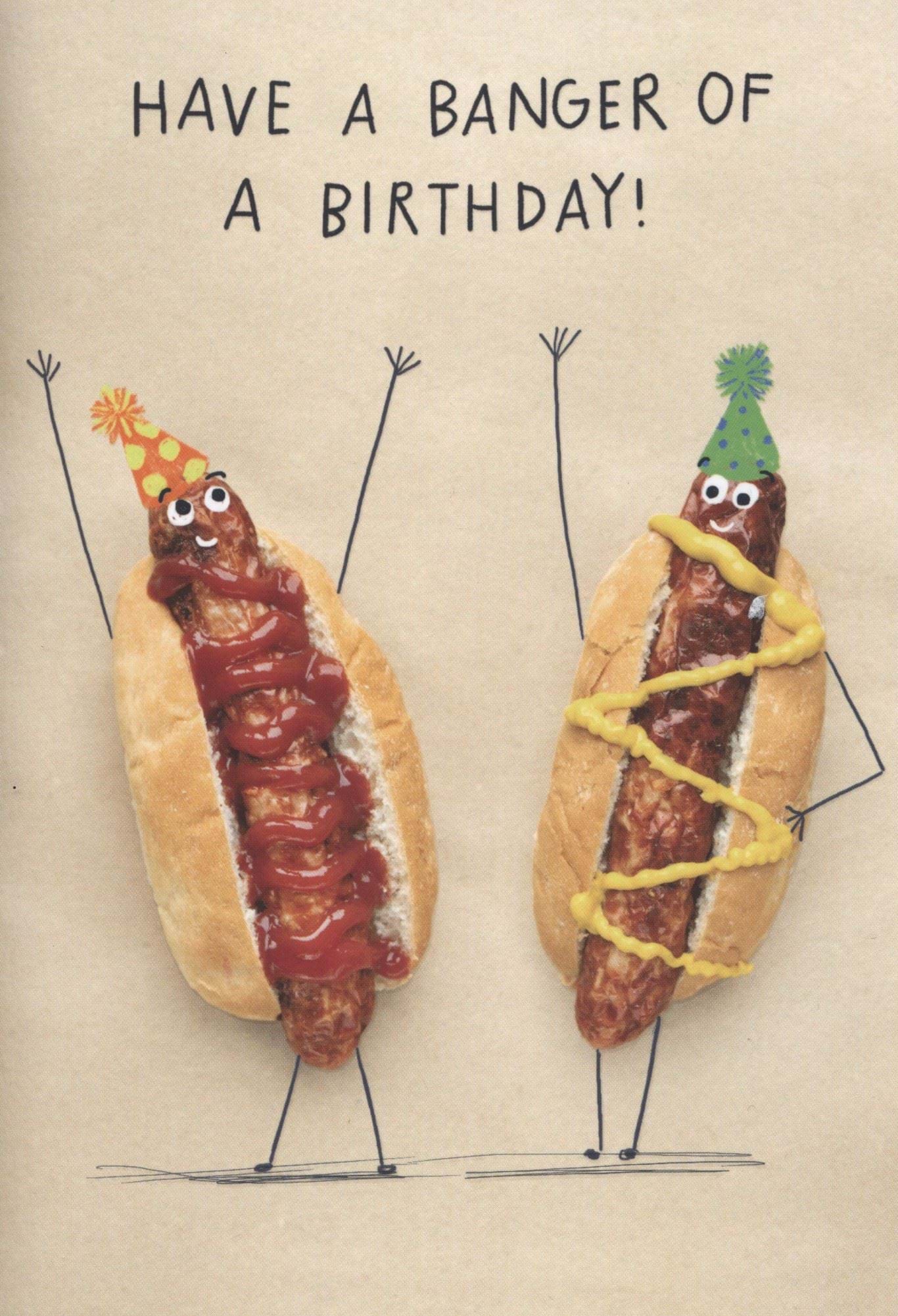 Banger Birthday Card