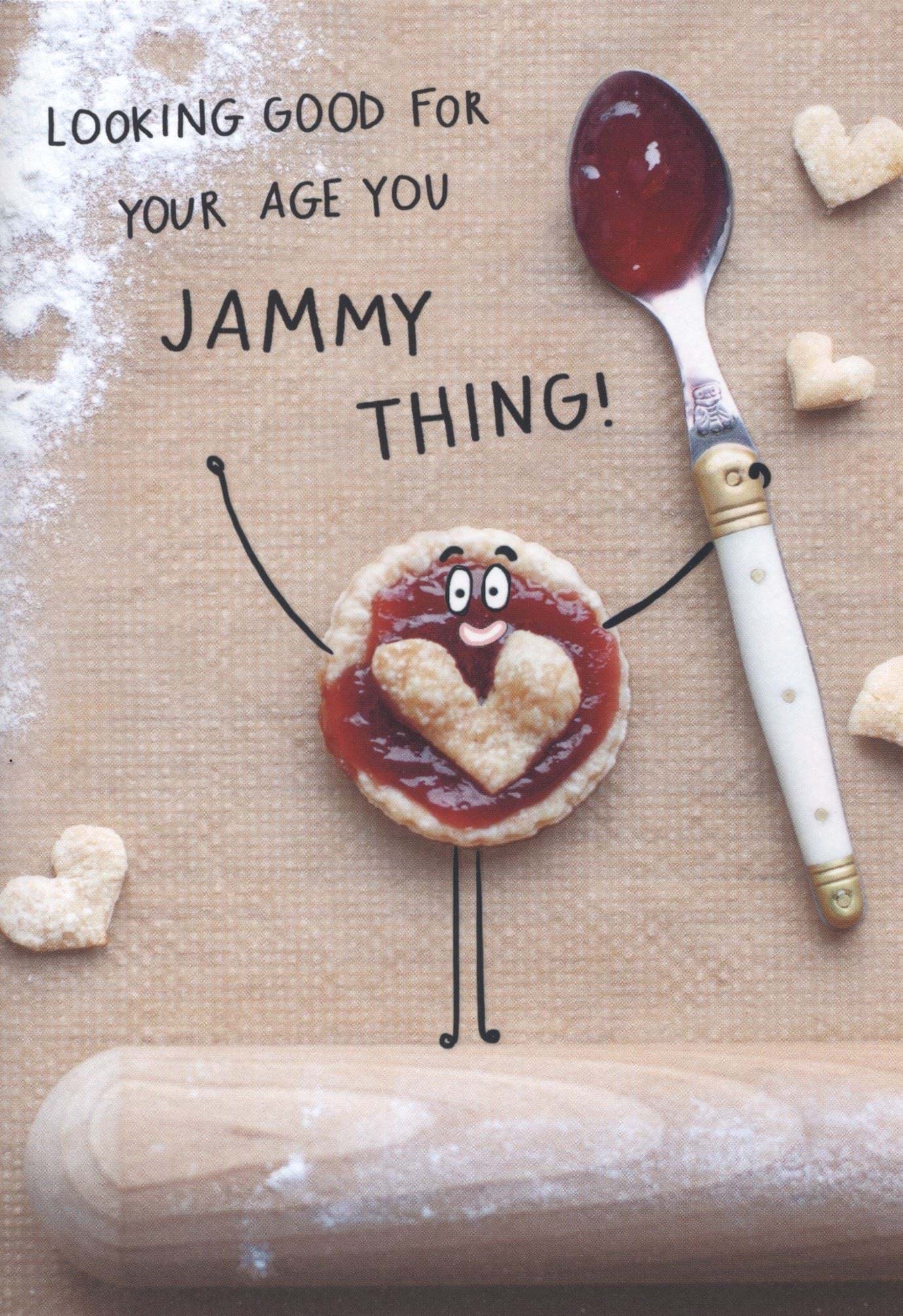 Jammy Thing Birthday Card