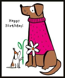 Dogs Birthday Card