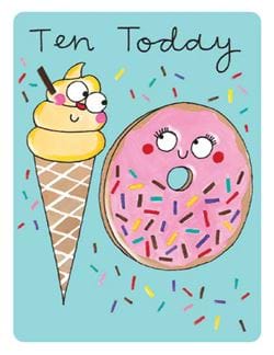 Treats 10th Birthday Card