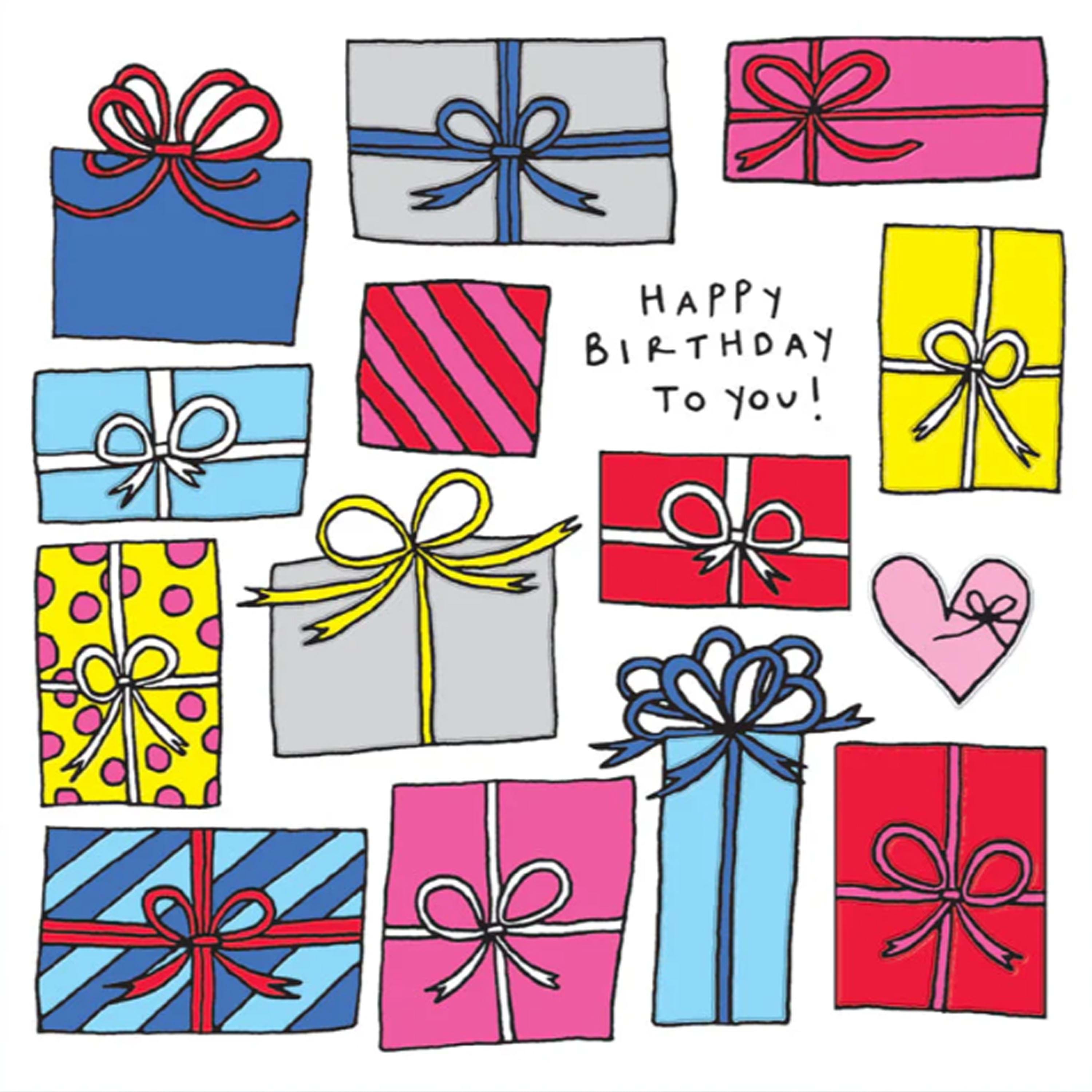 Presents Birthday Card