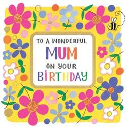 Flowers Mum Birthday Card