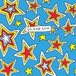 Stars Grandson Birthday Card