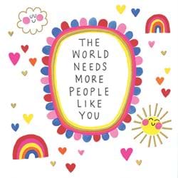 More People Like You Thank You Card