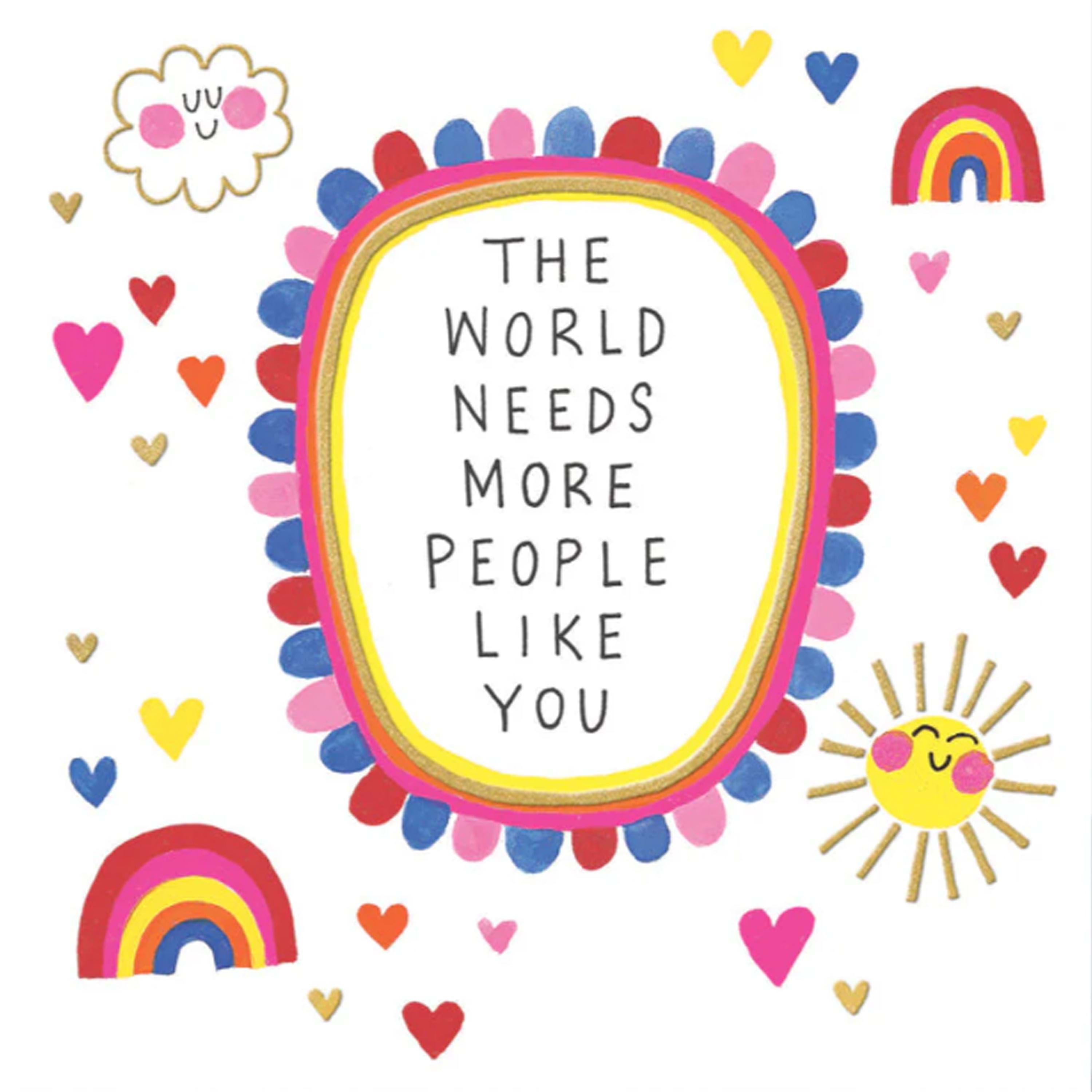 More People Like You Thank You Card