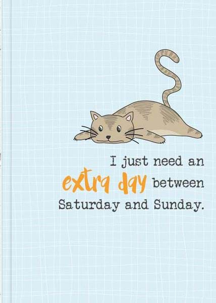 Extra Day Lined A6 Notebook