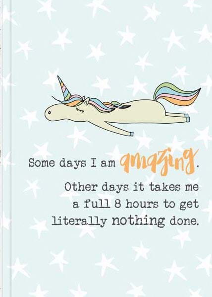 Unicorn Lined A6 Notebook