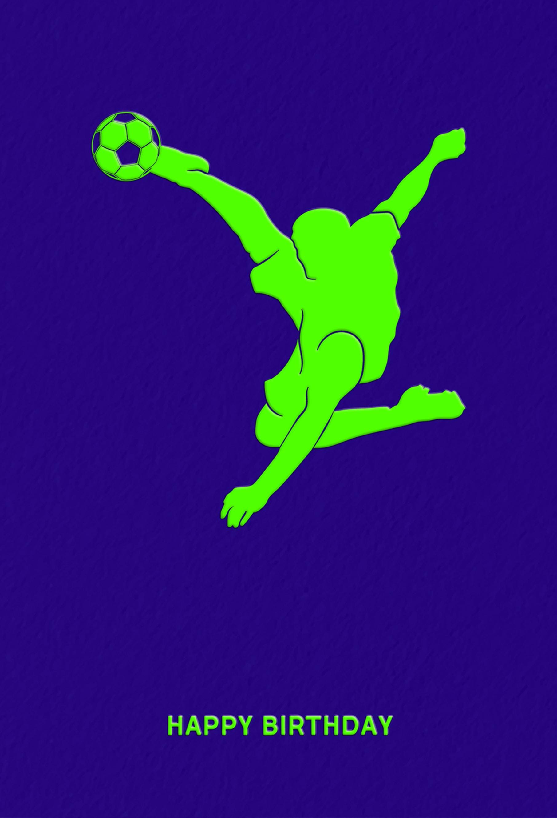 Football Birthday Card