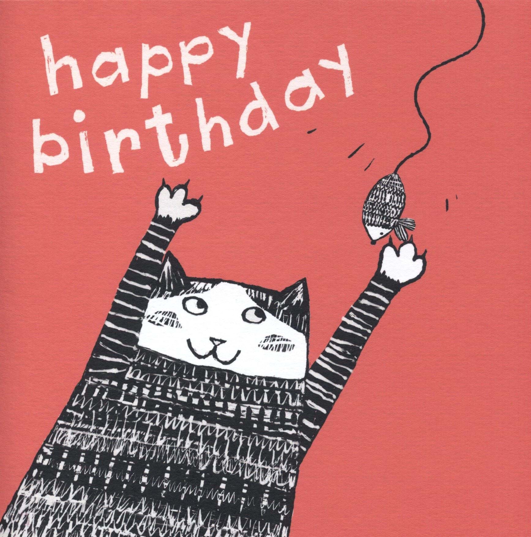 Catnip Birthday Card
