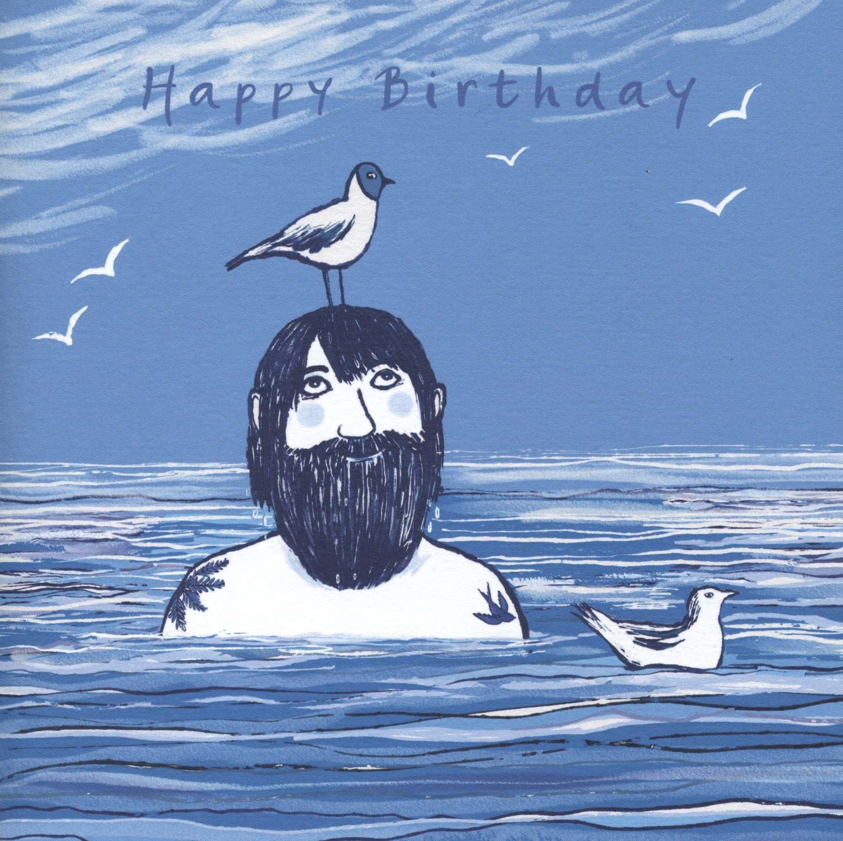 Swim Birthday Card