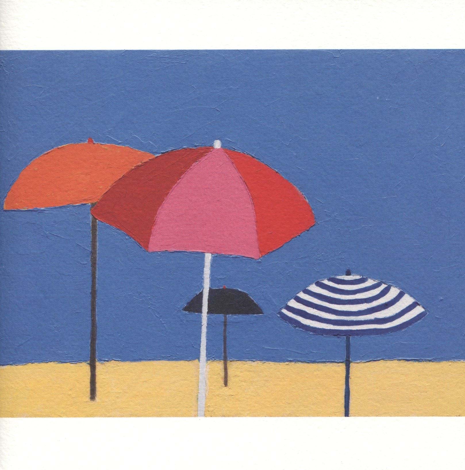 Beach Parasol Greeting Card