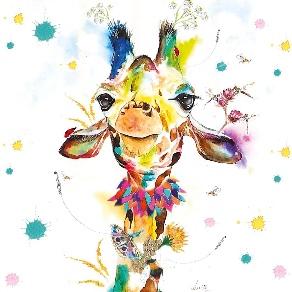 Giraffe Greeting Card