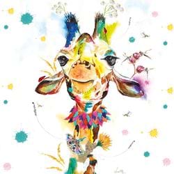 Giraffe Greeting Card