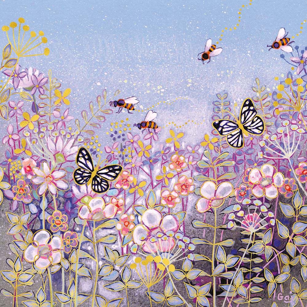 Countryside Butterflies Greeting Card
