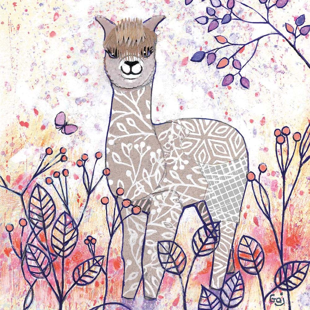 Llama Greeting Card