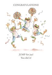 Frogs Congratulations Card