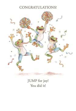Frogs Congratulations Card