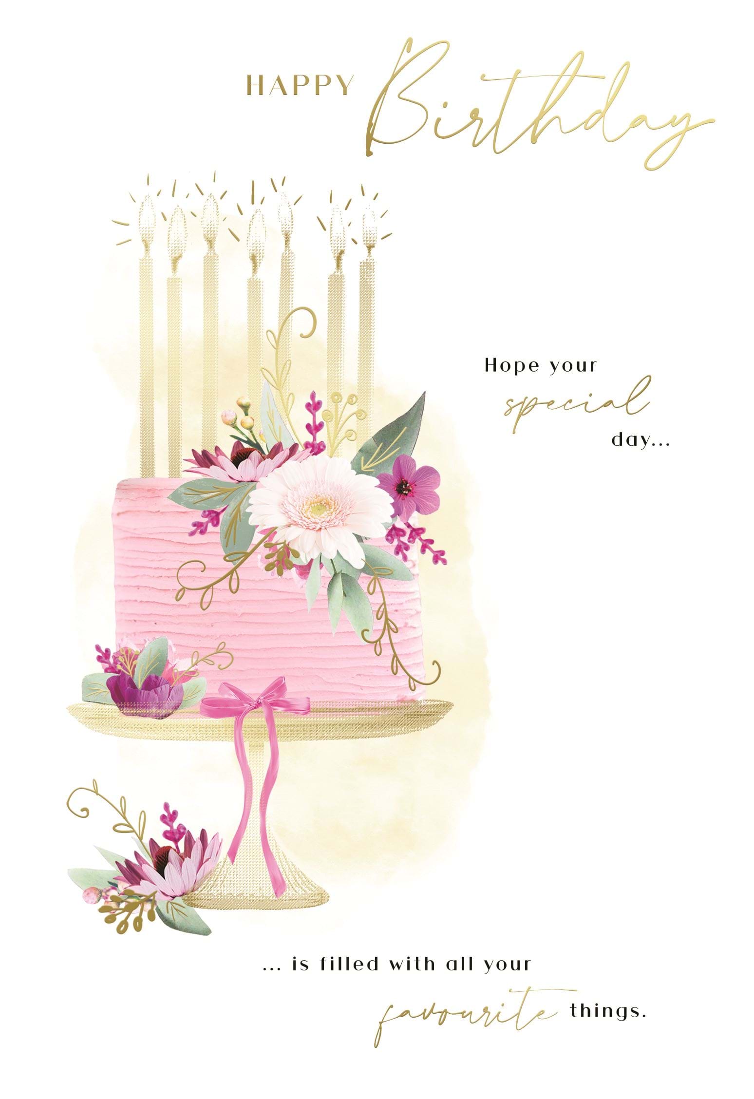 Favourite Things Birthday Card
