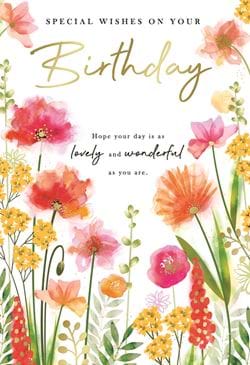 Special Wishes Birthday Card