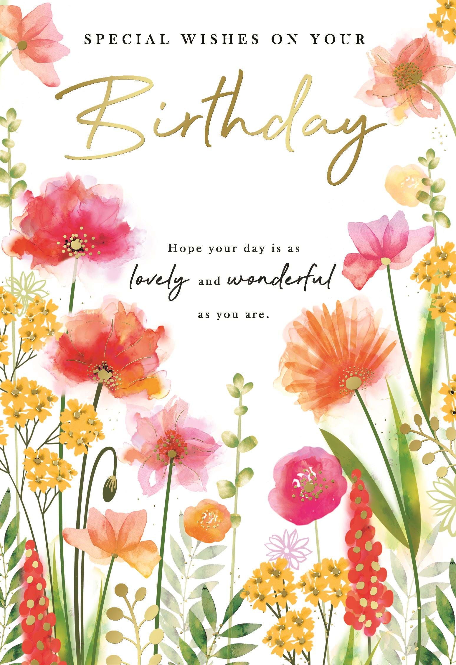 Special Wishes Birthday Card