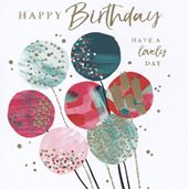 Balloons Birthday Card