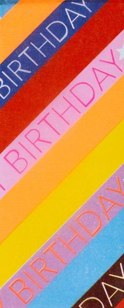 Colourful Birthday Tissue Paper - 4 Sheets