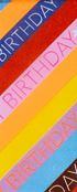 Colourful Birthday Tissue Paper - 4 Sheets