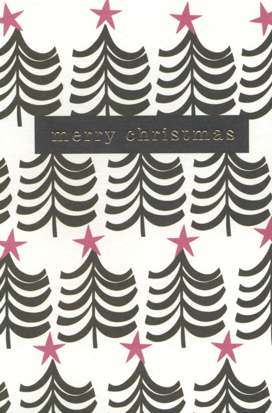 Trees Christmas Cards - Pack of 10