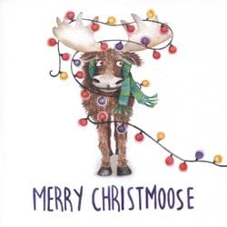 Moose Christmas Card