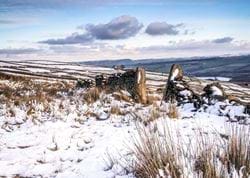 Snowy Moor - Personalised Christmas Card