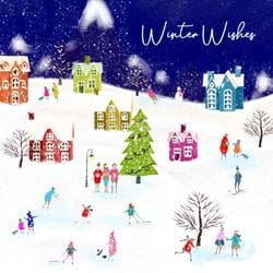 Winter Village, Parkinson's UK Christmas Cards - Pack of 10