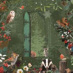 Woodland Magic - Personalised Christmas Card