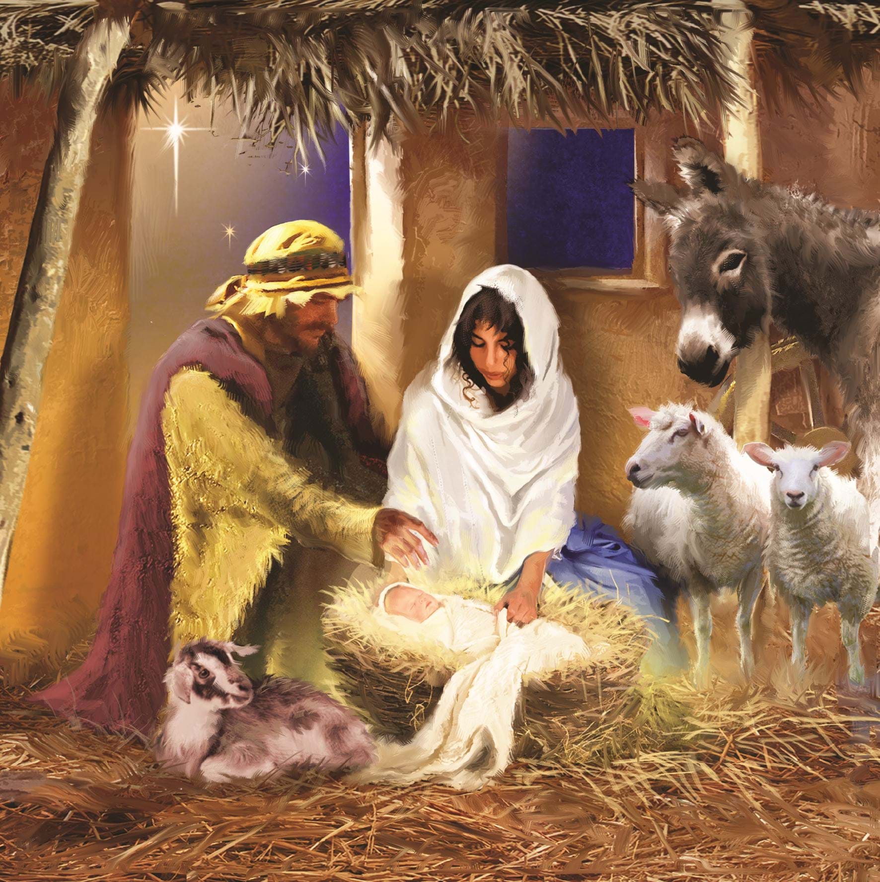 Mary and Joseph, MND Association Christmas Cards - Pack of 10
