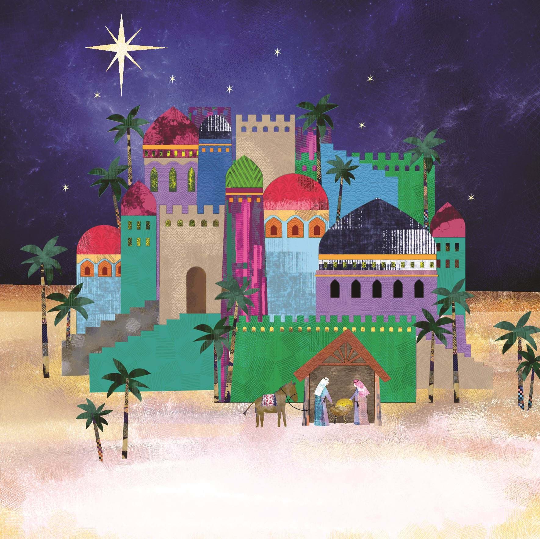Bright Bethlehem - Personalised Christmas Card