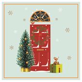 Red Door, Multiple Sclerosis UK Christmas Cards - Pack of 10