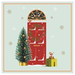 Red Door, Multiple Sclerosis UK Christmas Cards - Pack of 10