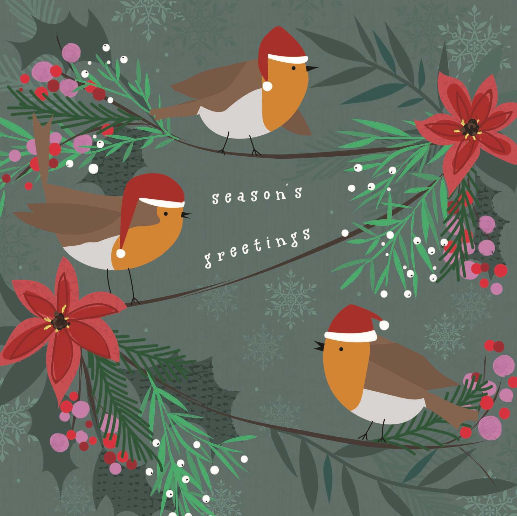 Little Tweeters - Personalised Christmas Card