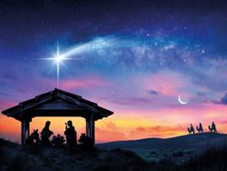 Comet at Sunrise - Personalised Christmas Card